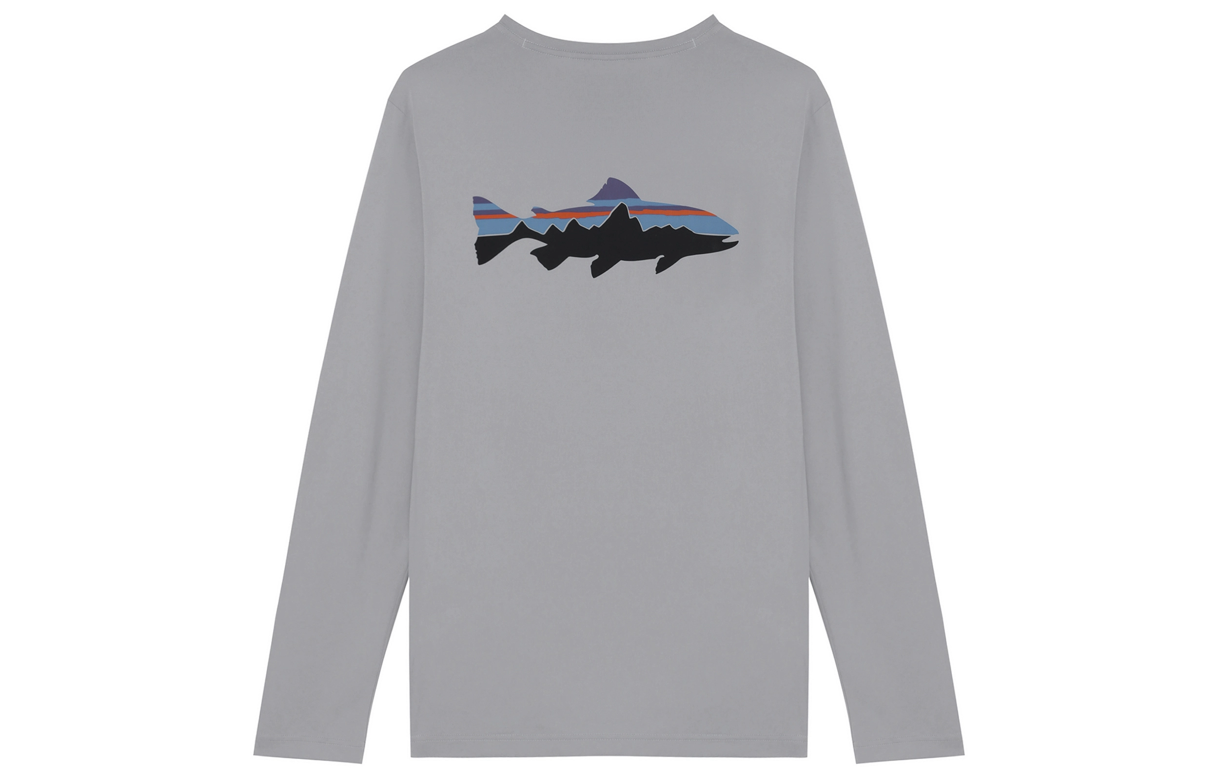 patagonia Men's Long-Sleeved Capilene Cool Daily Fish Graphic Shirt C1T