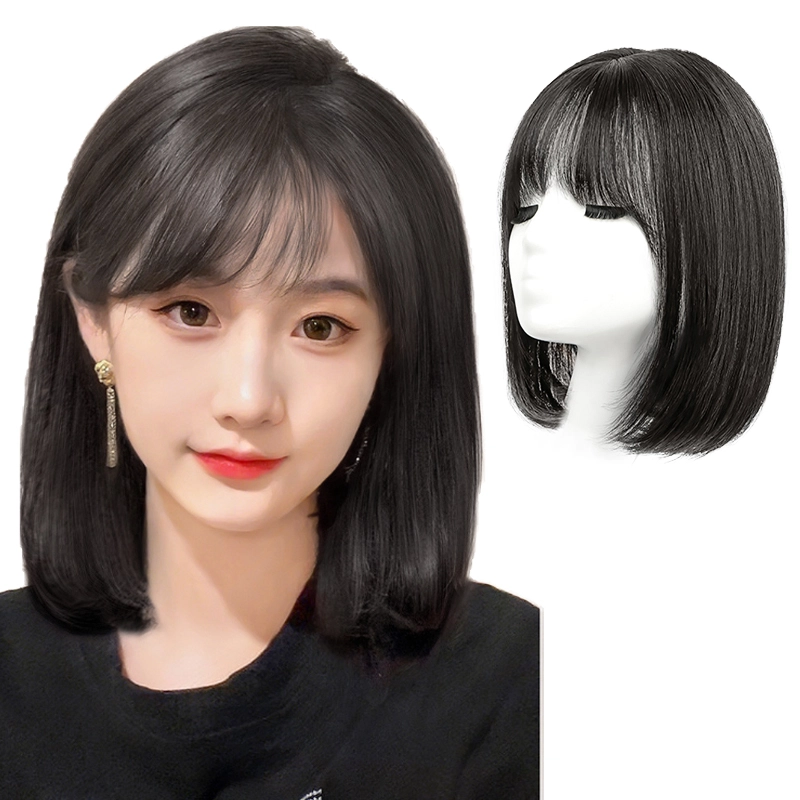 晚晚风 修颜减龄层次锁骨发假发 蓬松自然
