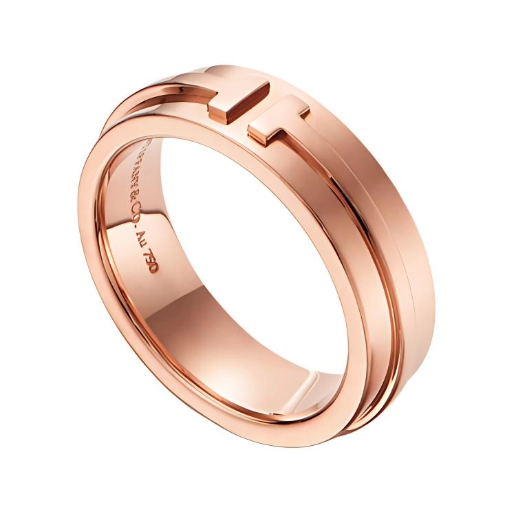 TIFFANY CO. T 18K 5.5mm