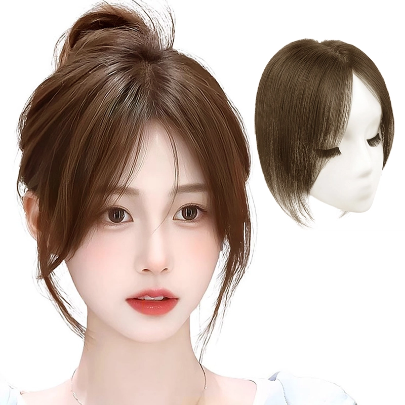 晚晚风 黑百合假发 头顶一片式