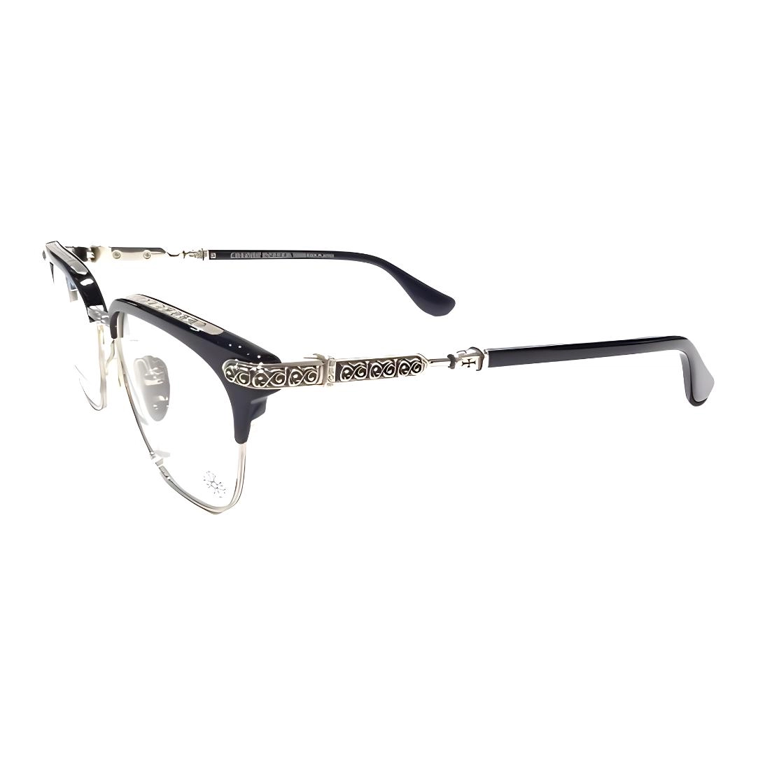 Chrome Hearts VERTICAL SMILE II BlackShiny Silver