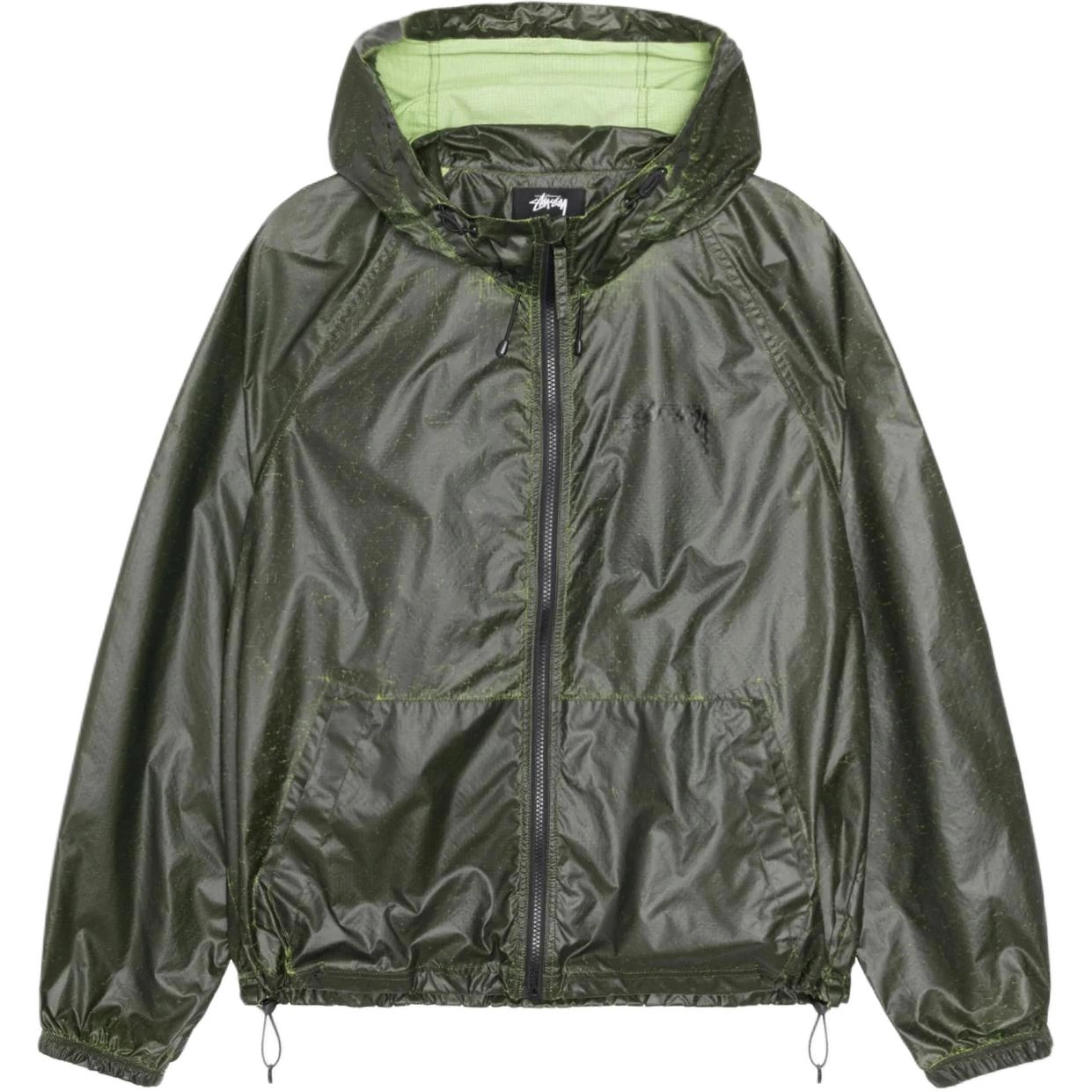 Stussy FW24 BEACH SHELL CRACKED RIPSTOP logo