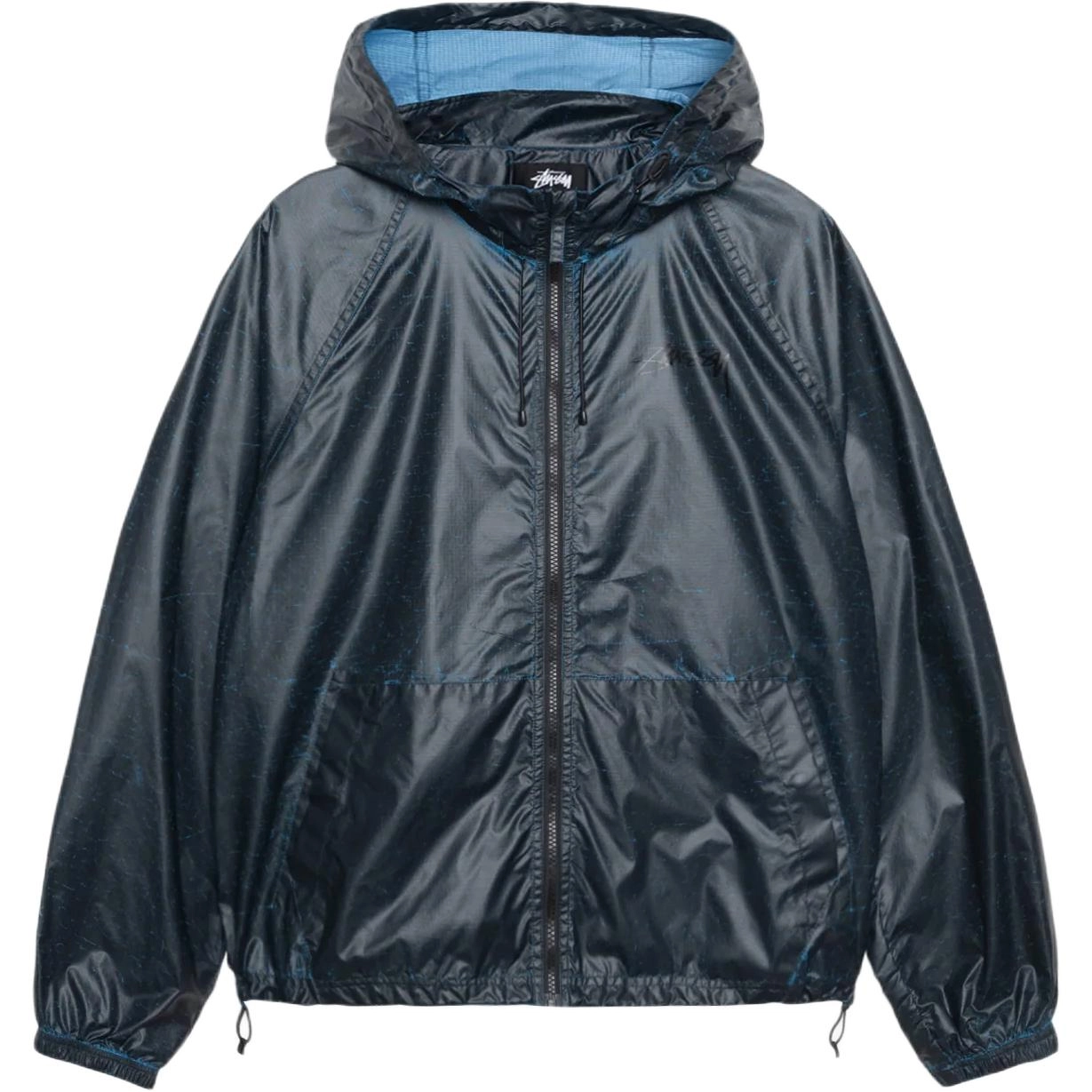 Stussy FW24 BEACH SHELL CRACKED RIPSTOP logo
