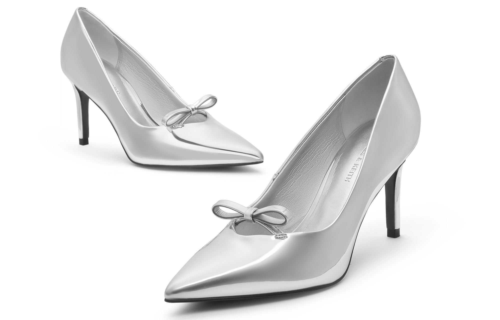 CHARLESKEITH ck PU 8.2cm Black BoxCARAMELSilver