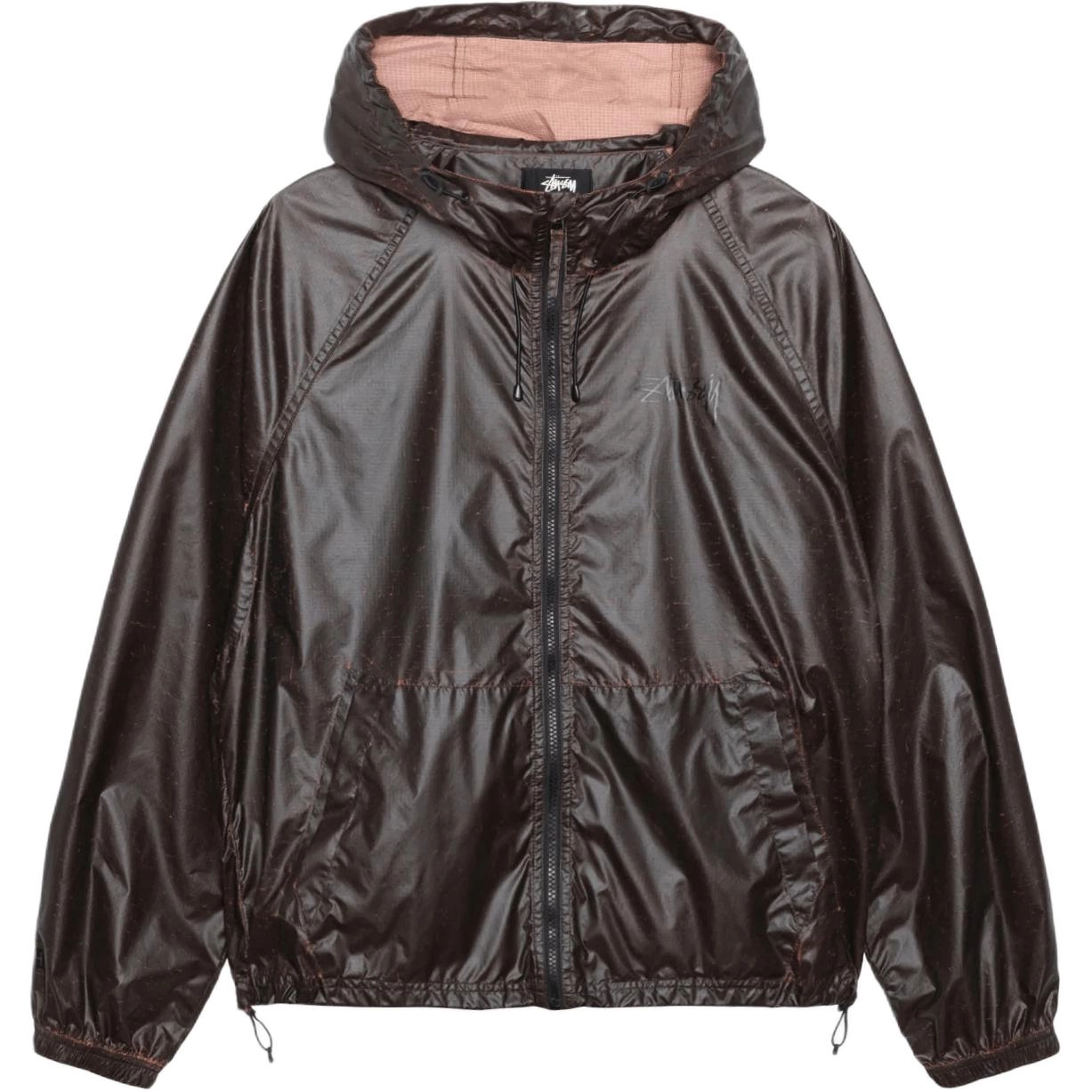 Stussy FW24 BEACH SHELL CRACKED RIPSTOP logo
