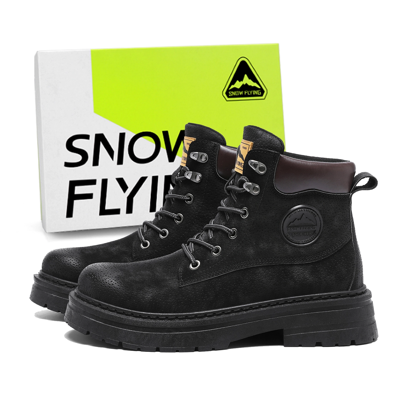 SNOW FLYING