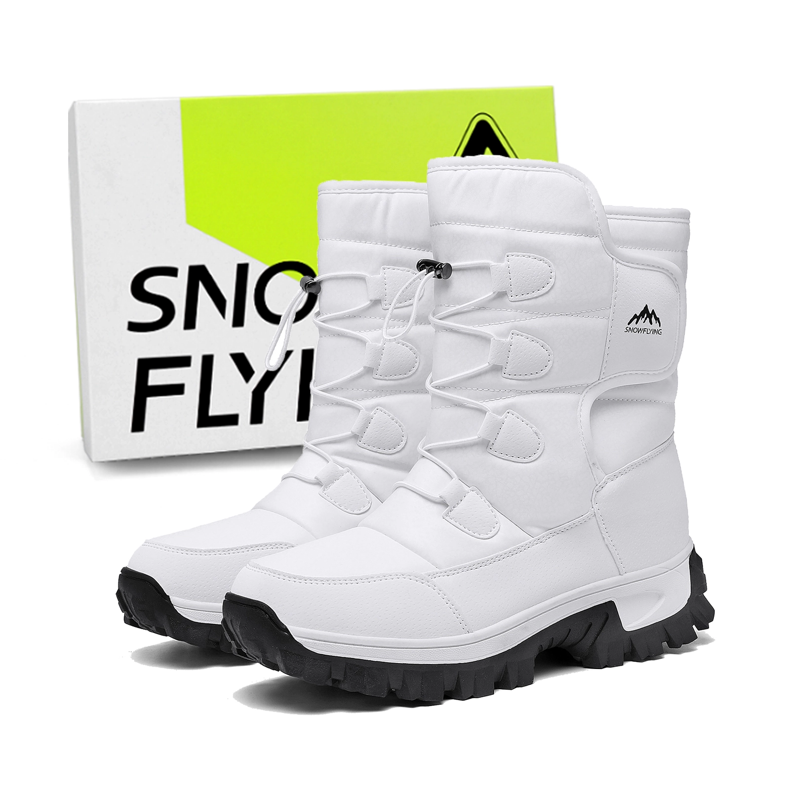 SNOW FLYING
