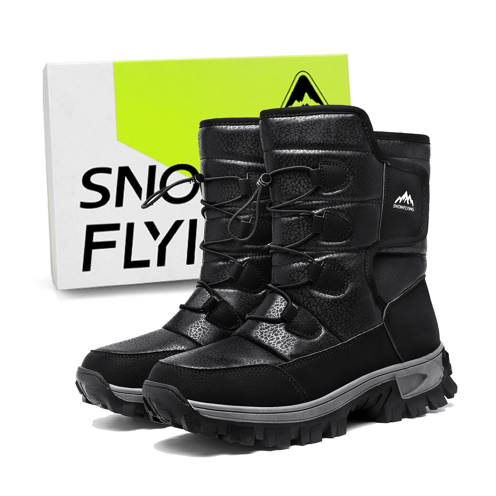 SNOW FLYING