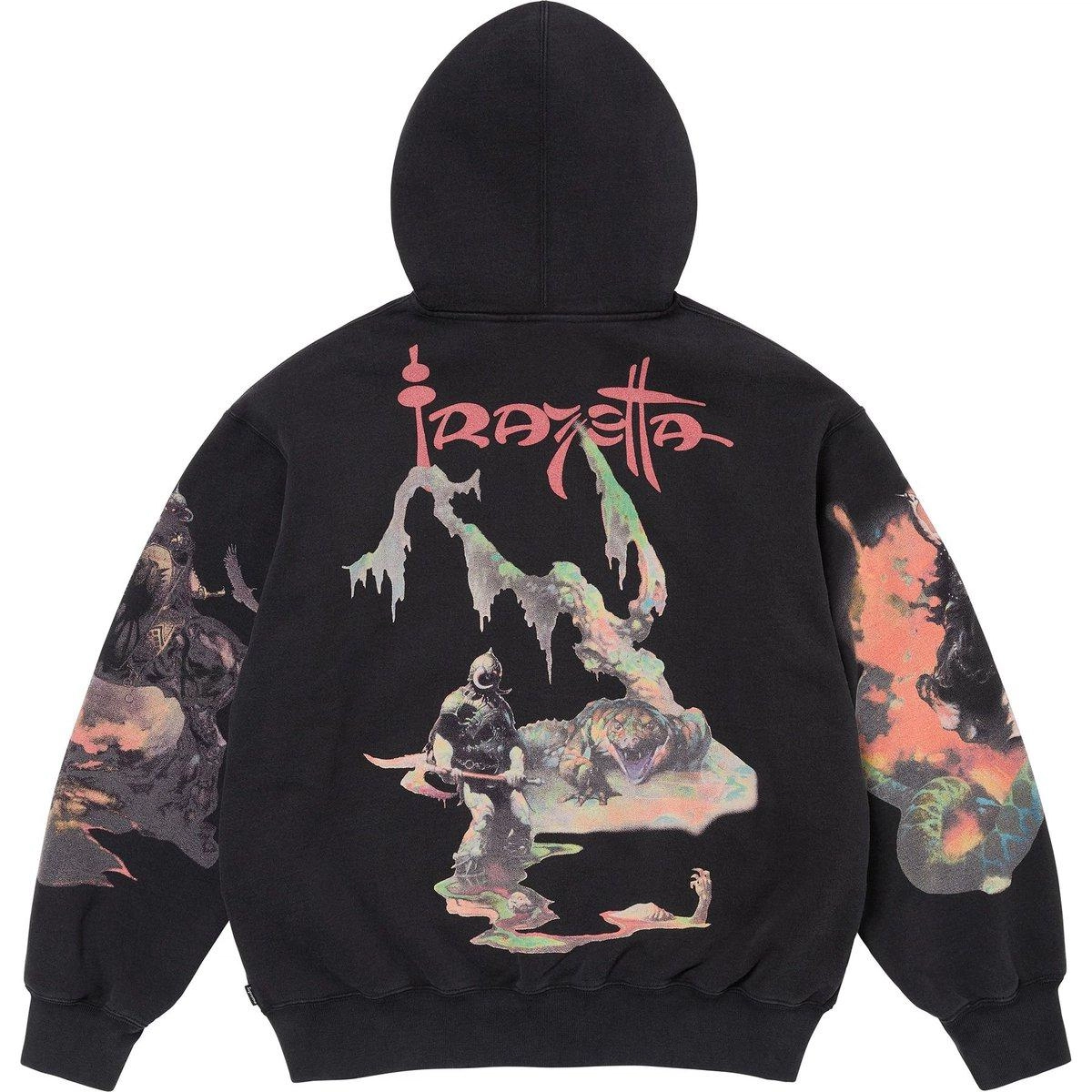 Supreme x Frank Frazetta FW24 WEEK15 Zip Up Hooded Sweatshirt