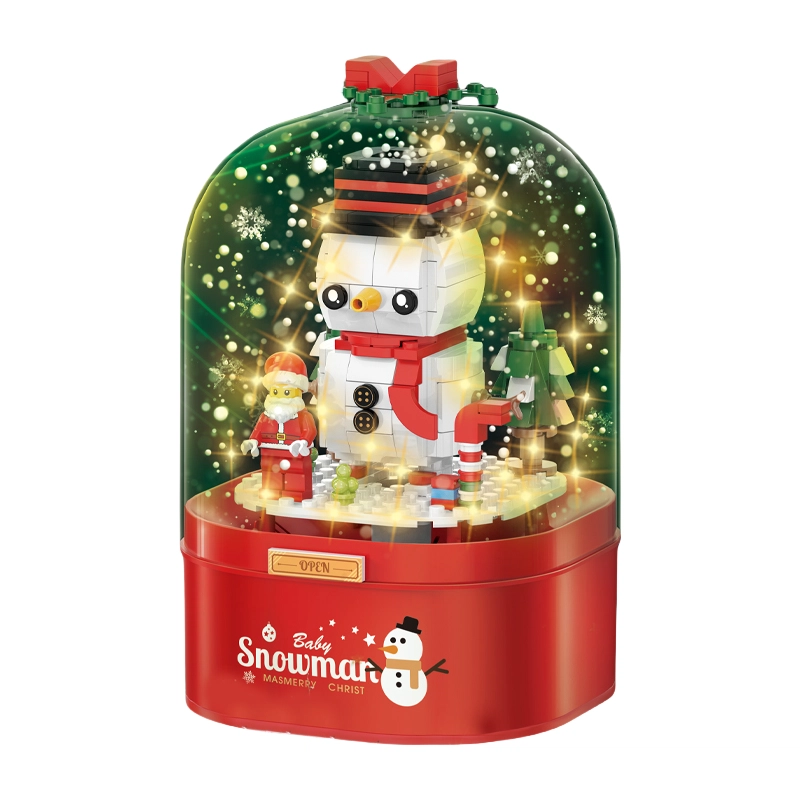 小牧马 圣诞老人雪人宝宝音乐盒 玩具