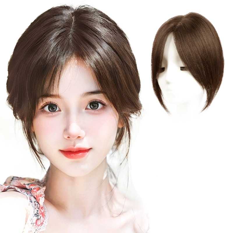 缪斯韵 八字刘海假发片 全真人发丝 立体蓬松高颅顶 轻薄无痕 增发量
