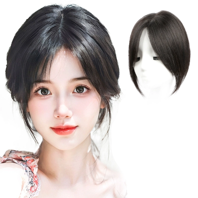 缪斯韵 八字刘海假发片 全真人发丝 立体蓬松高颅顶 轻薄无痕 增发量