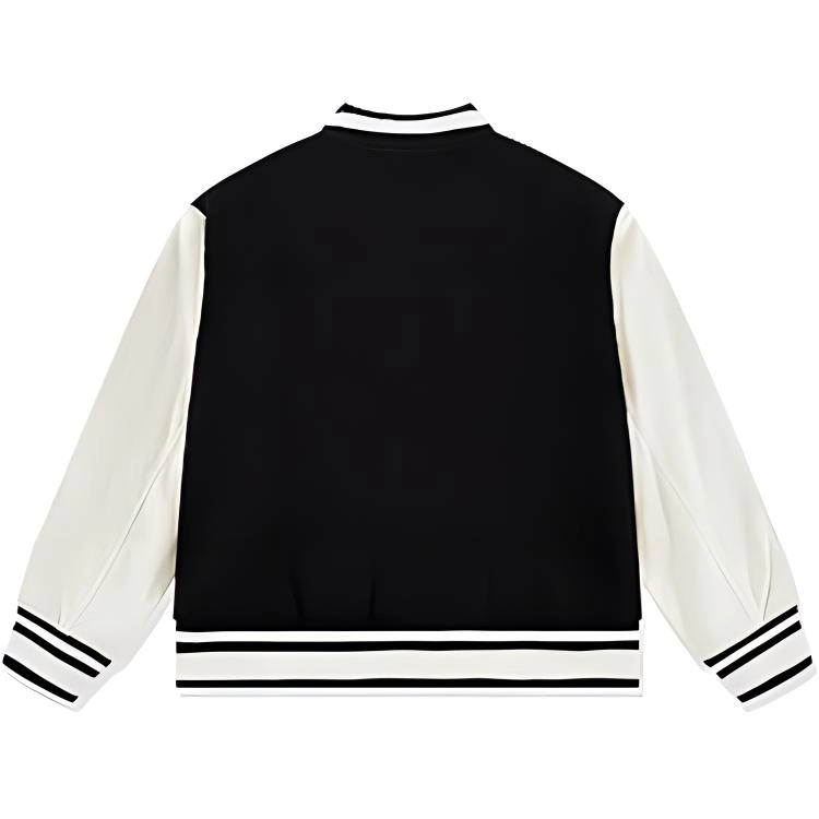 乔丹  运动生活系列 休闲简约拼色棒球服 男款 黑色/奶油白