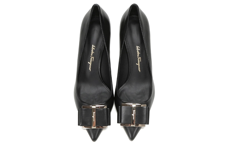 Ferragamo Zeri 70 Double Bow Pump