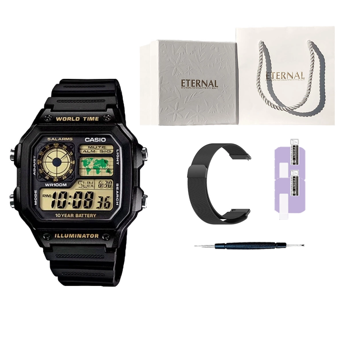 CASIO YOUTH STANDARD 100 AE-1200WH-1B
