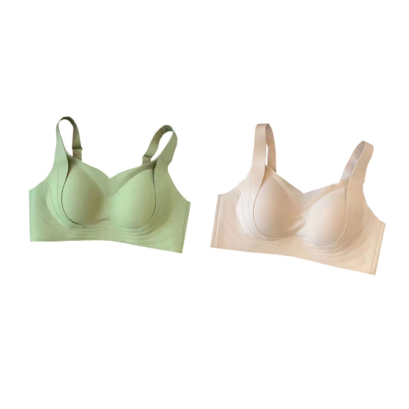 俞兆林 防下垂收副乳大胸显小无钢圈上托聚拢运动美背调整型薄款文胸 女款 组合装