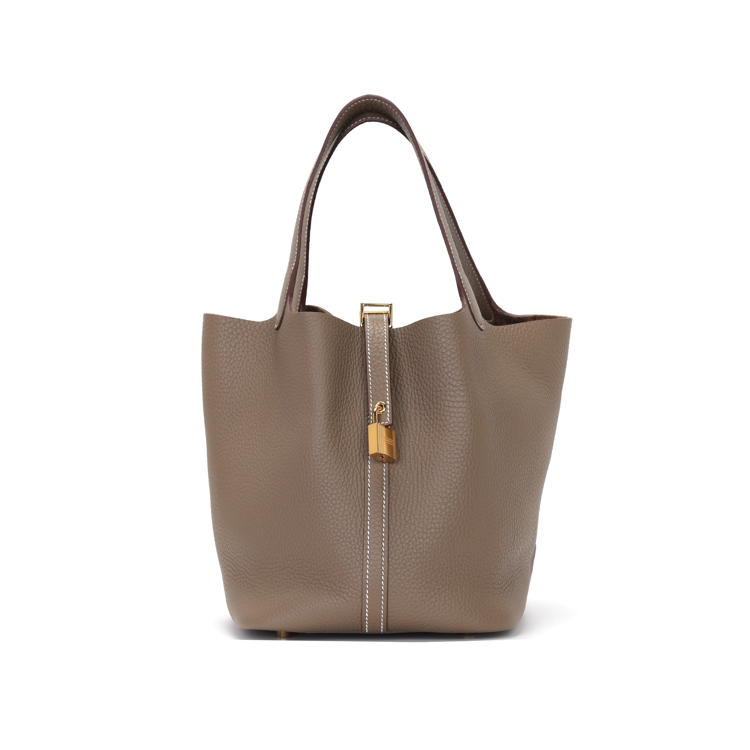 HERMES Picotin Lock 22 Clemence 18 Etoupe