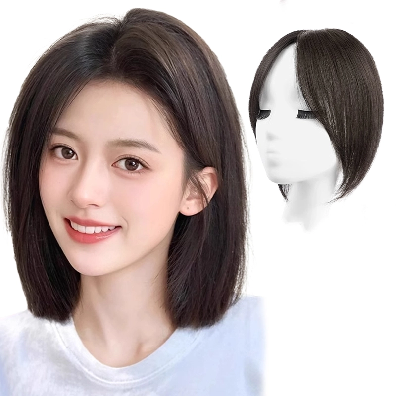 缪斯韵全递针假发女片头顶补发增发量蓬松真发遮白发无痕轻薄自然补发片