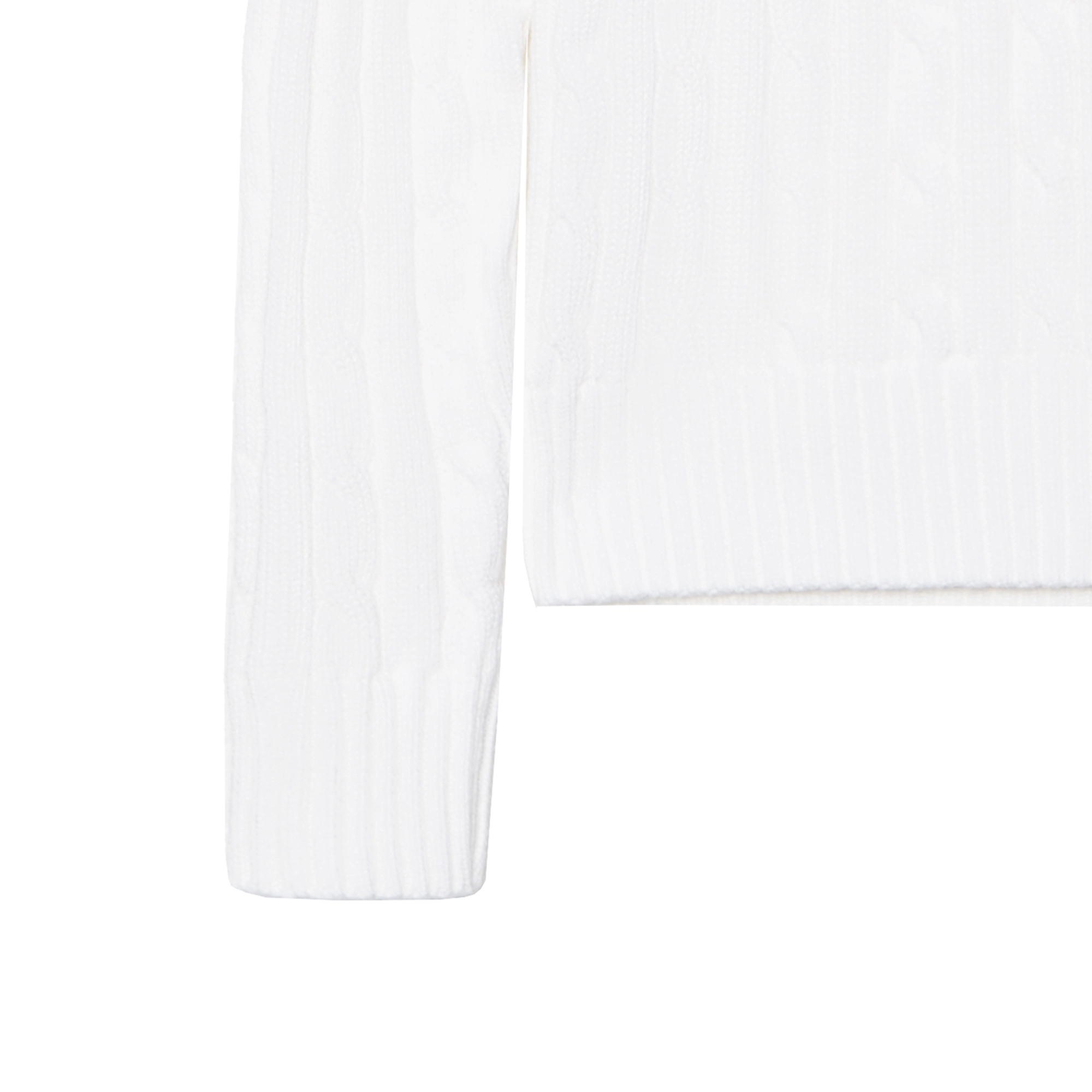 Polo Ralph Lauren Cable-Knit Cotton V-Neck Sweater V