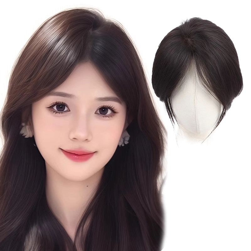 云轻假发女片头顶真发遮头顶白发高颅顶蓬松自然无痕补发增发量假发片