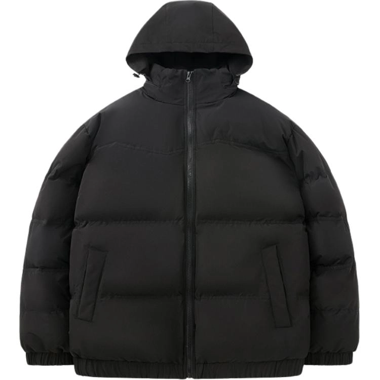 极限涡轮 简约撞色面包服保暖个性高级感外套棉服 男女同款 灰蓝色