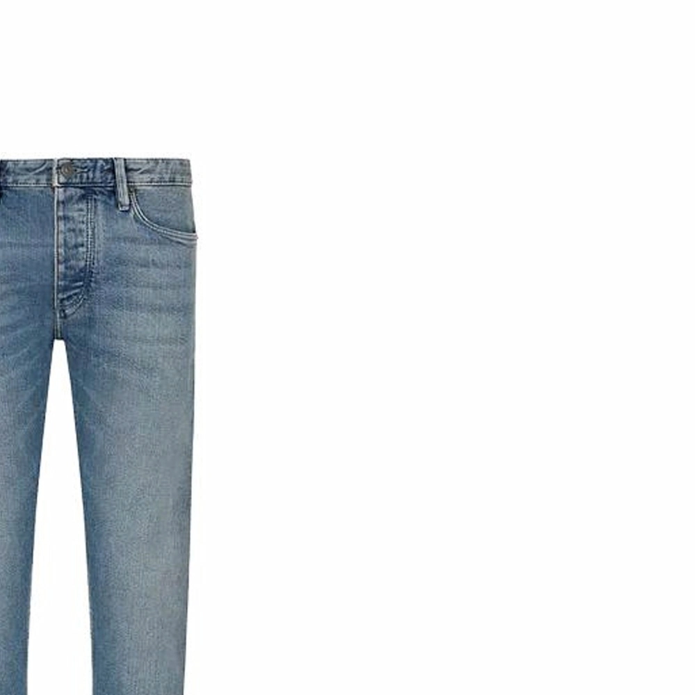 EMPORIO ARMANI J75 Slim-Fit Vintage-Look Denim Jeans