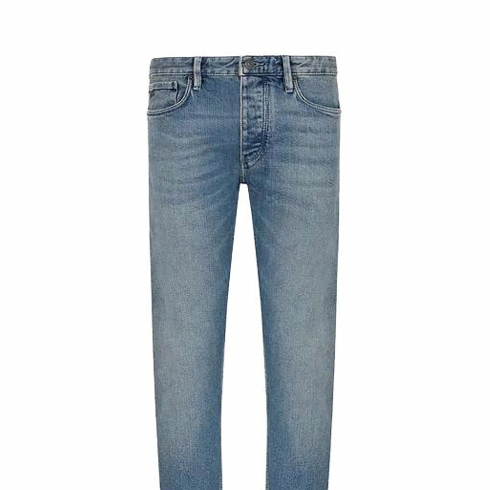 EMPORIO ARMANI J75 Slim-Fit Vintage-Look Denim Jeans