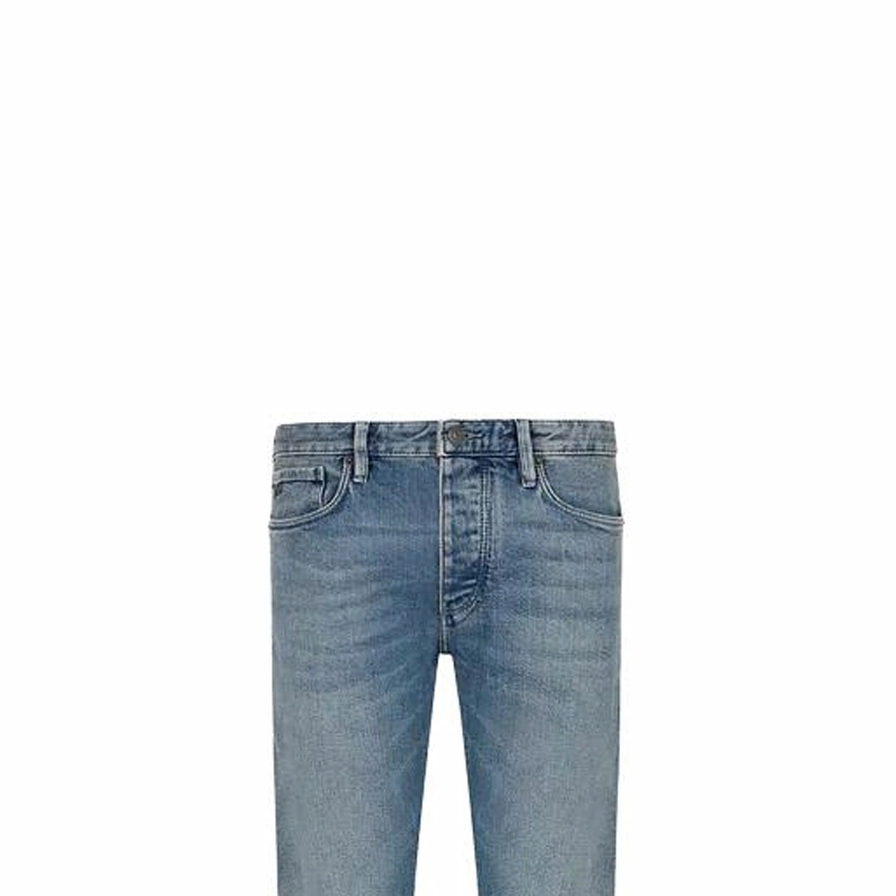 EMPORIO ARMANI J75 Slim-Fit Vintage-Look Denim Jeans