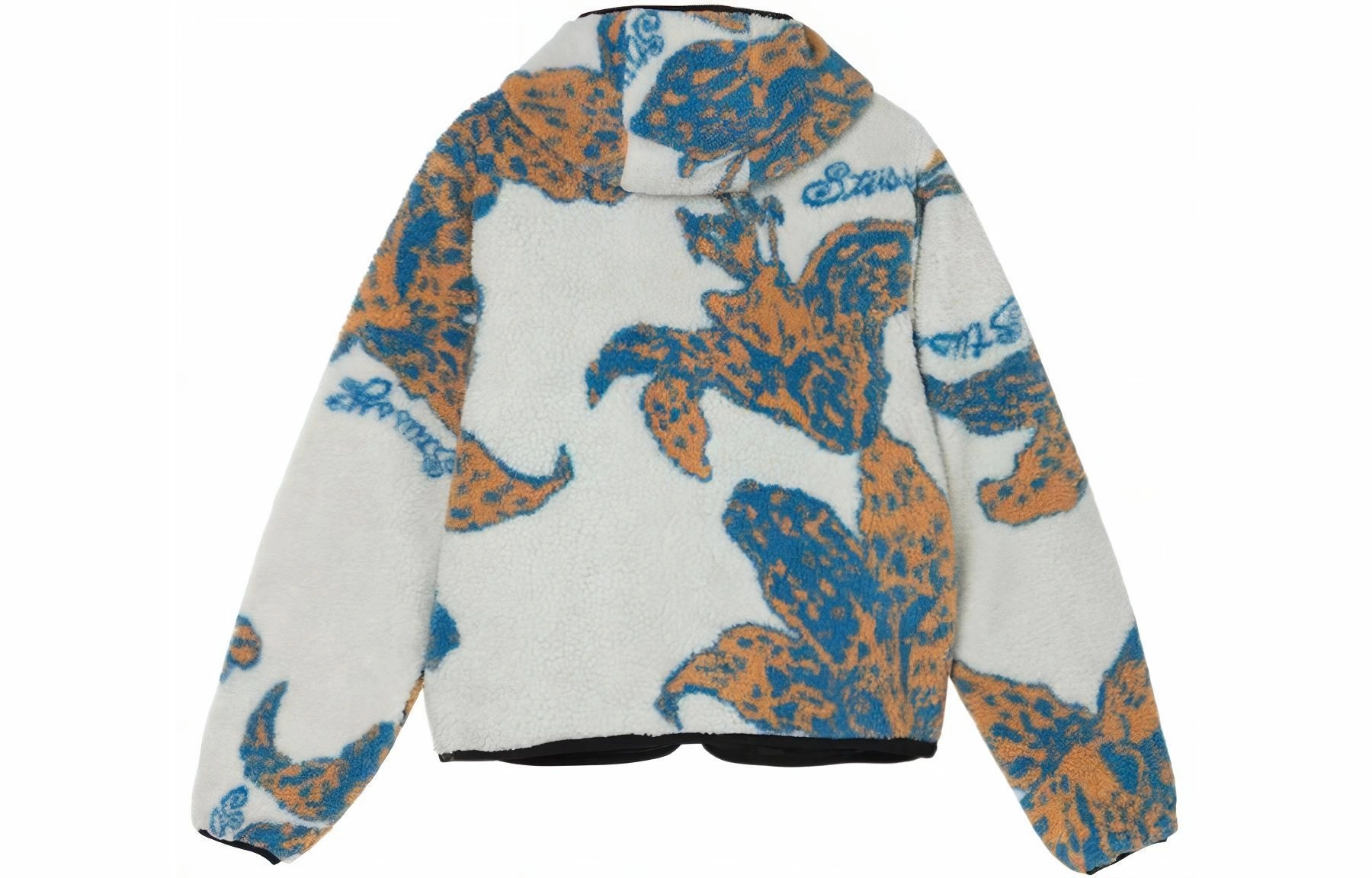 Stussy SS22 Floral Sherpa Hood Jacket