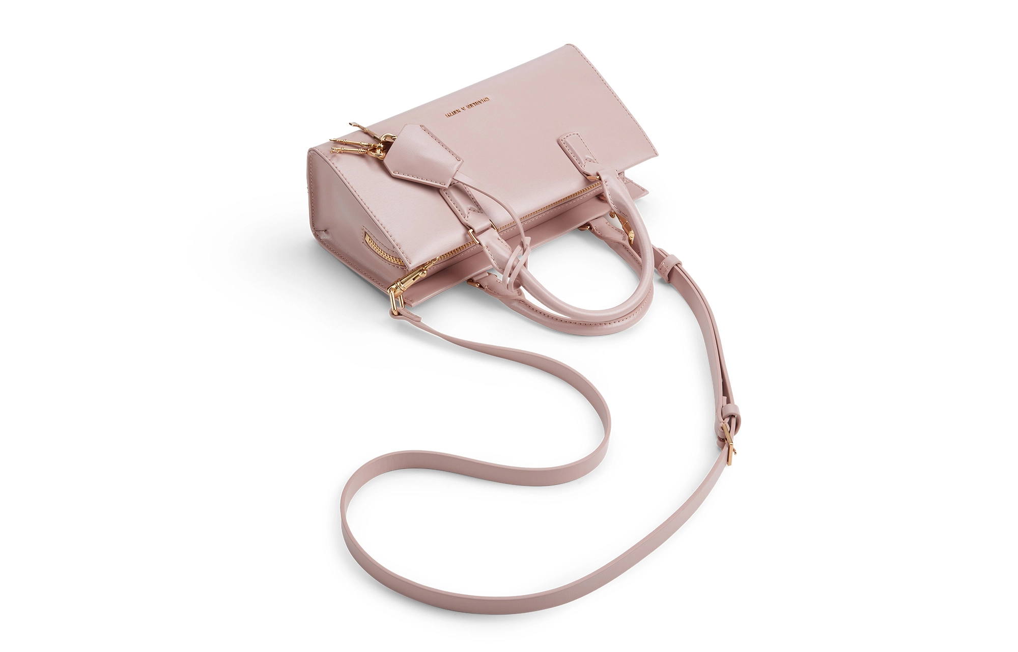 CHARLESKEITH ck 25 PU BlackMulberry PlumLight Pink