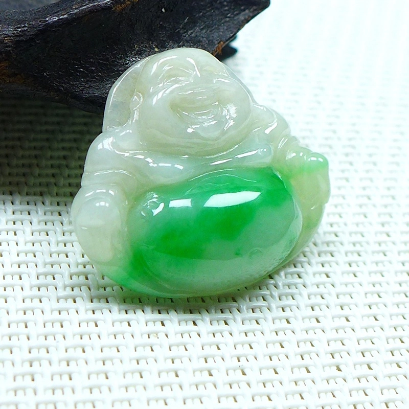 菲燕 佛公挂坠 糯种 翡翠吊坠 男女同款情侣款