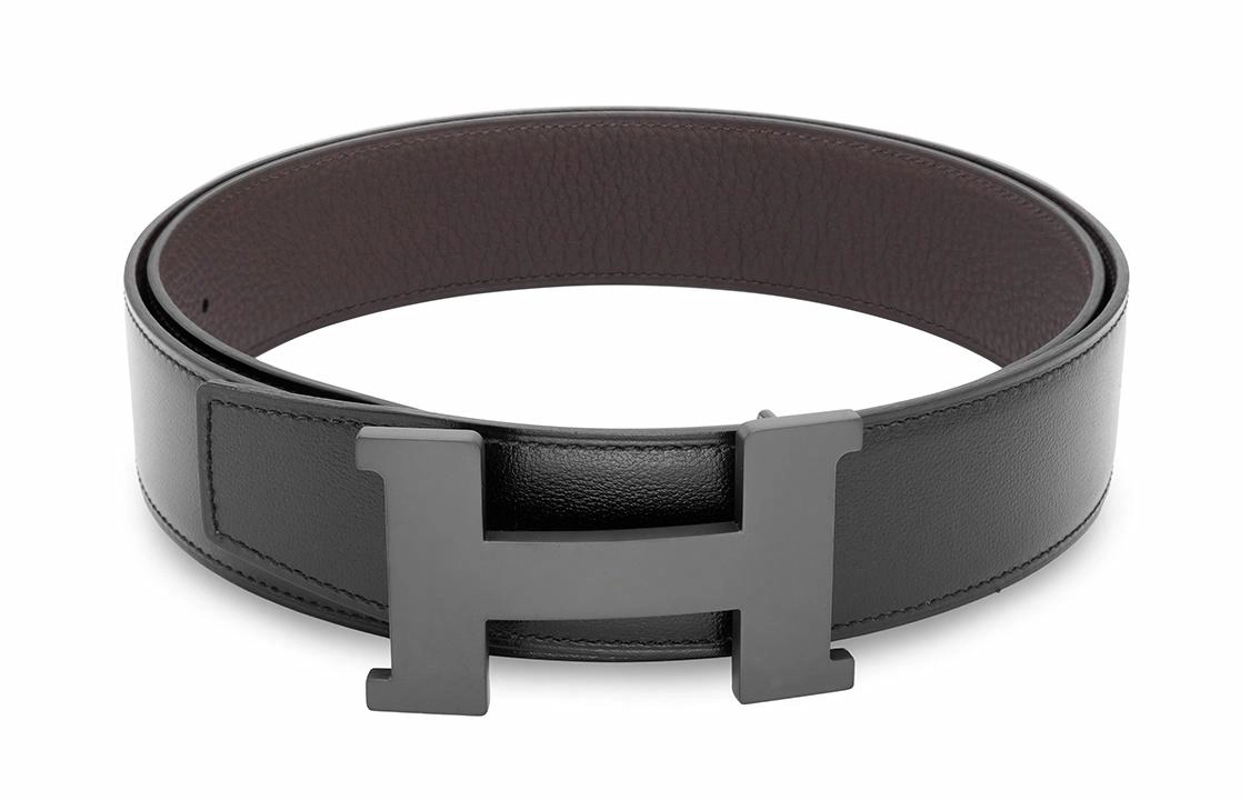 HERMES LogoSo BlackConstance Togo 3.8cm
