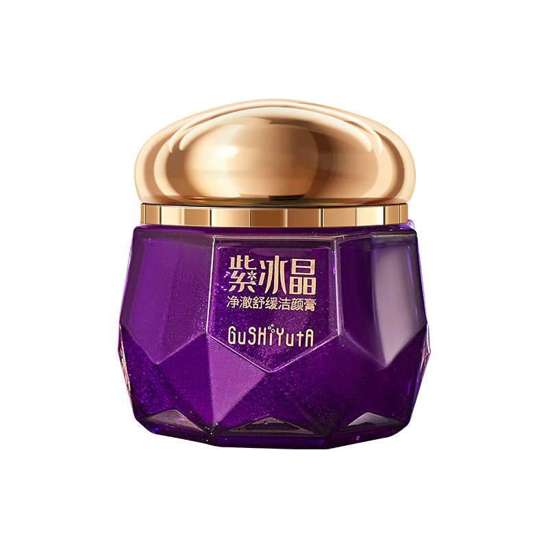故事与她 温和清洁紫冰晶净澈洁颜膏 舒缓保湿