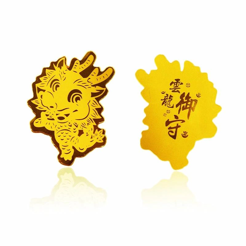 零界 十二生肖包包贴 金箔 手机贴 男女同款情侣款