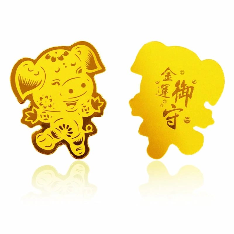 零界 十二生肖包包贴 金箔 手机贴 男女同款情侣款