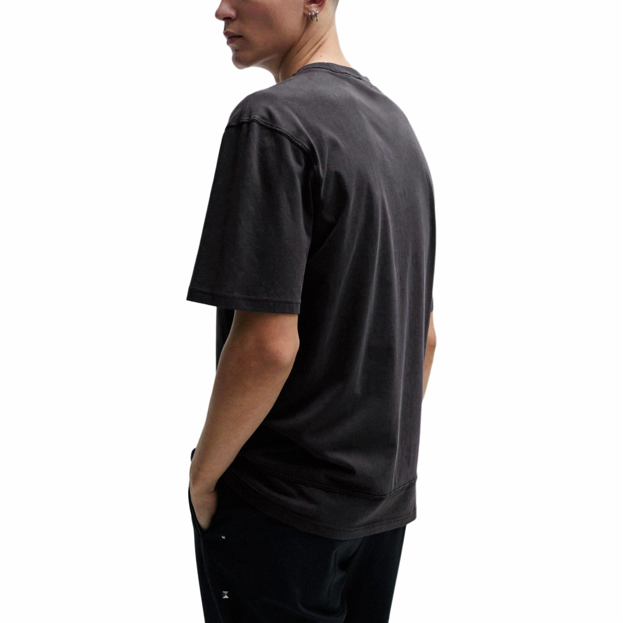 HUGO BOSS Cotton-Jersey T-Shirt With Stud-Effect Artwork T