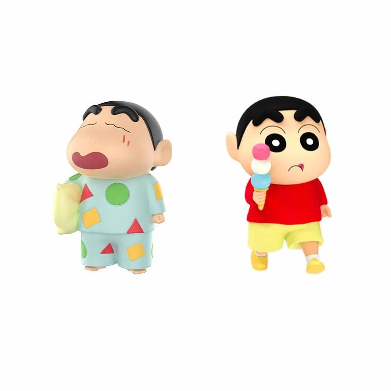 灵动创想 蜡笔小新的一天 钥匙扣 男女同款情侣款