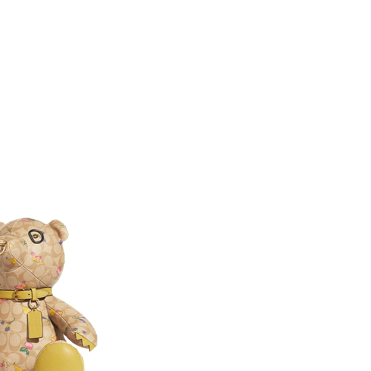 COACH Bag Charm Collectible Bear 39