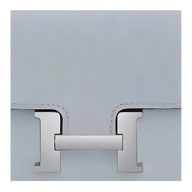 HERMES Constance Slim Evercolor 8U Bleu Glacier
