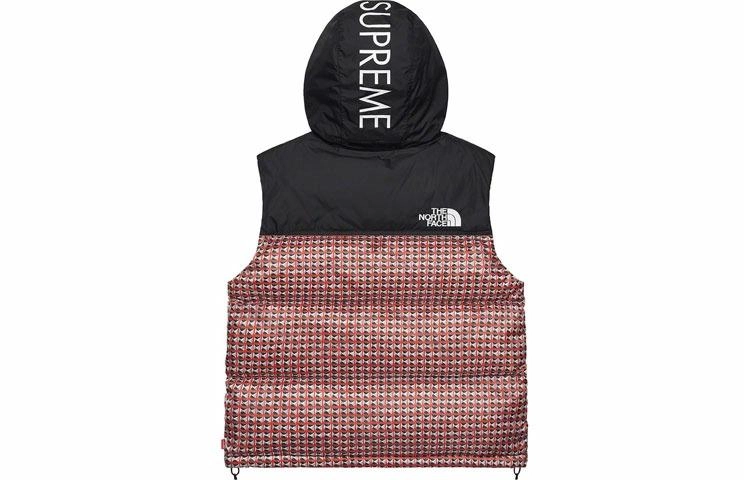 Supreme x The North Face Studded Nuptse Vest Logo