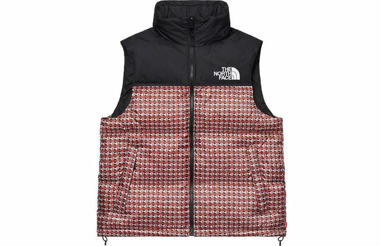 Supreme x The North Face Studded Nuptse Vest Logo