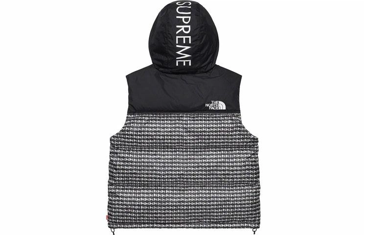 Supreme x The North Face Studded Nuptse Vest Logo