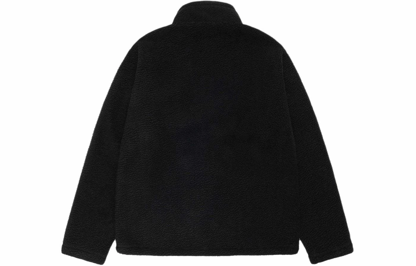 Stussy SS24 POLAR FLEECE HALF ZIP MOCK NECK Logo