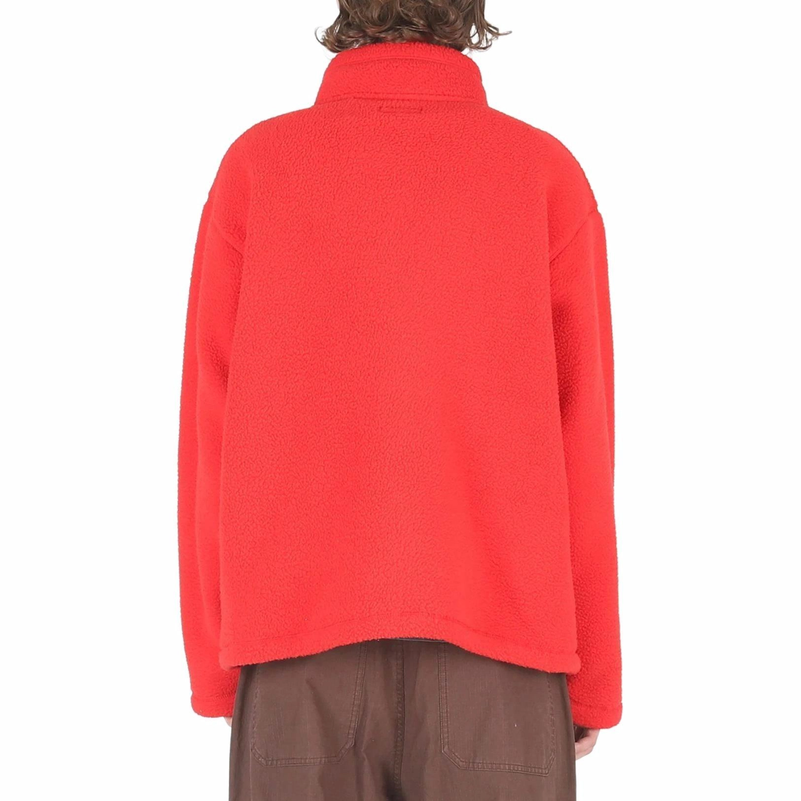 Stussy SS24 POLAR FLEECE HALF ZIP MOCK NECK Logo