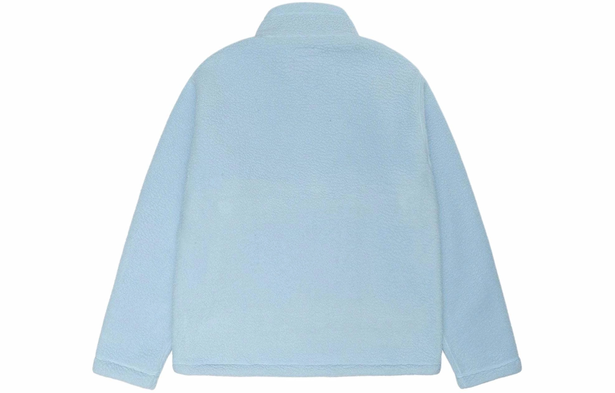 Stussy SS24 POLAR FLEECE HALF ZIP MOCK NECK Logo
