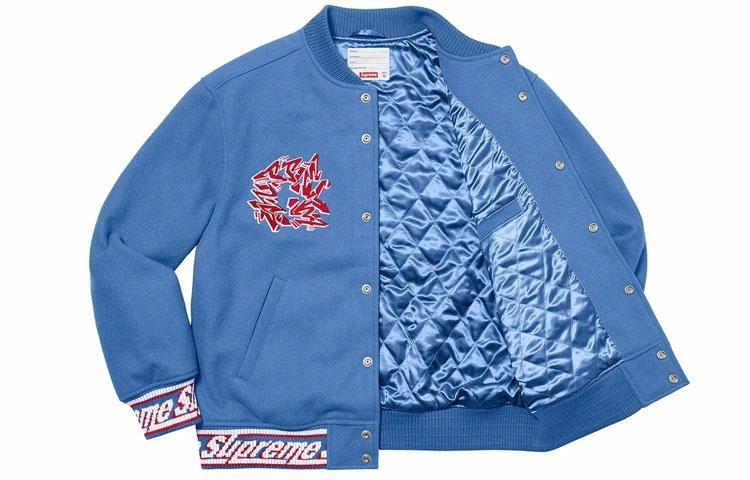 Supreme FW21 Week 12 Support Unit Varsity Jacket