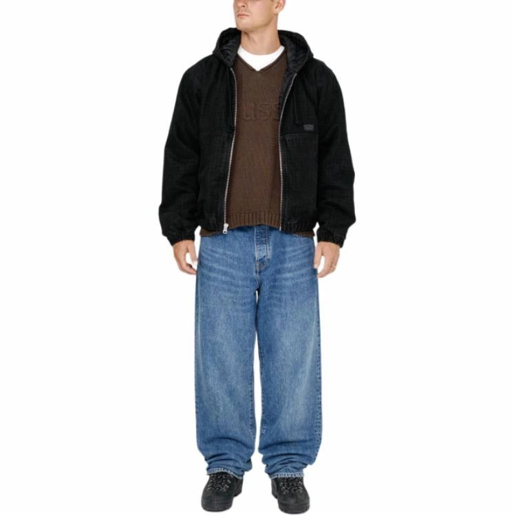Stussy FW24 WORK JACKET CANVAS NEEDLE PUNCH