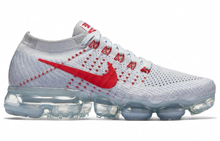 Nike Air VaporMax Pure Platinum University Red