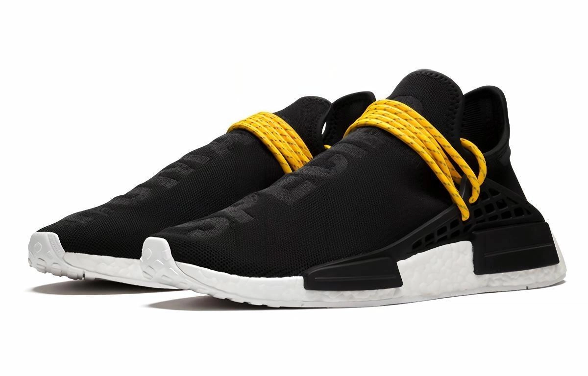 Pharrell Williams x adidas originals NMD HU Human Species Black