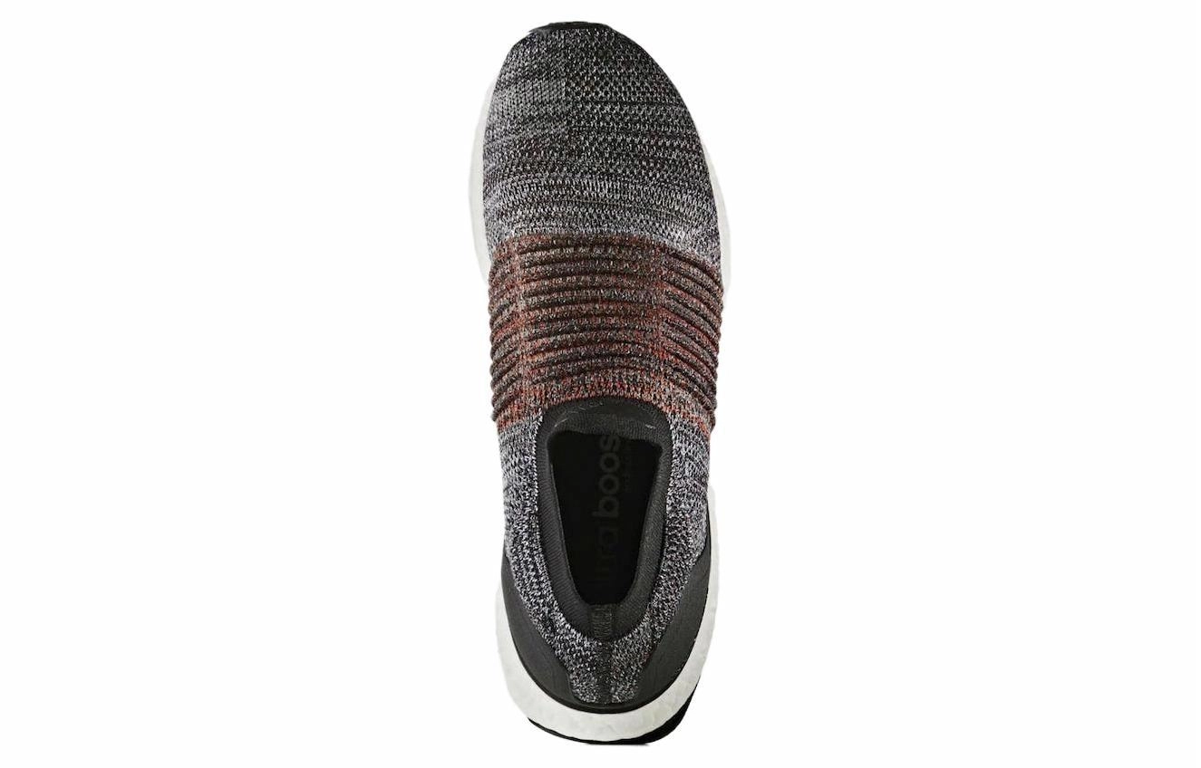 adidas Ultraboost Laceless Mid Black White Orange